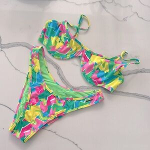 BLACKBOUGH SWIM| Fiona Underwire Top & Bottom - Honeysuckle